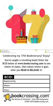 Celebrating my 17th Bookiversa
