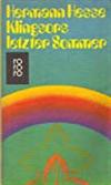 Klingsors letzter Sommer