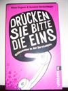 Drücken Sie bitte die Eins
