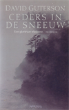 Ceders in de sneeuw