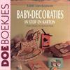 Baby-decoraties in stof en karton